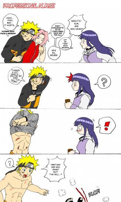 Hinata will not treat Narutos wounds
